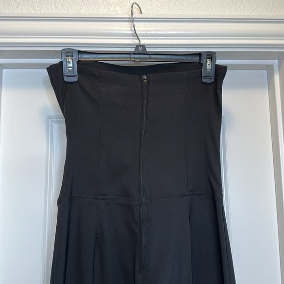 BLACK STRAPLESS JUMPSUIT. Sz‎ 7 - Picture 4 of 7